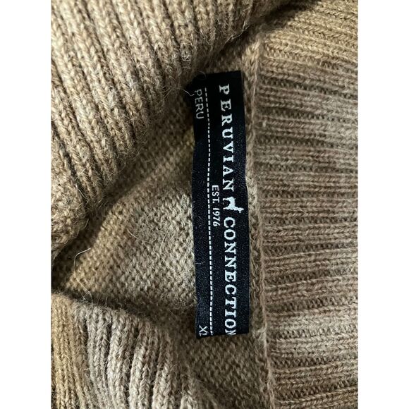 Peruvian Connection 100% Royal Alpaca Button-Front Cardigan Sweater - Picture 7 of 7